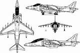 Harrier Hawker sketch template