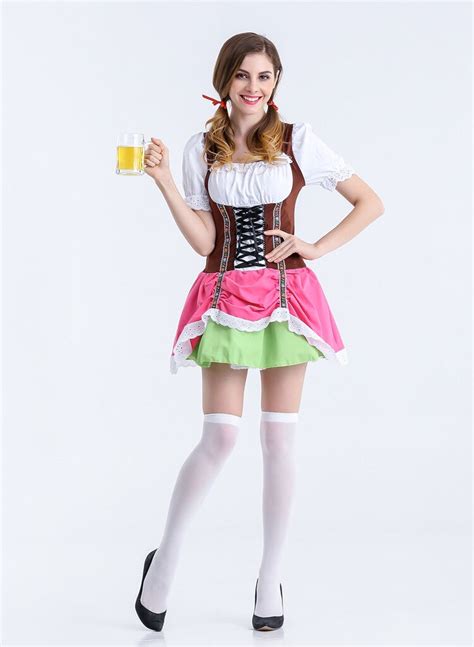sexy women oktoberfest beer girl costume traditional