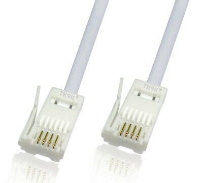 bt plugs bta male  male telephone extension cable cable      ebay