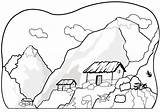 Coloring Mountains Popular Mountain Printable sketch template