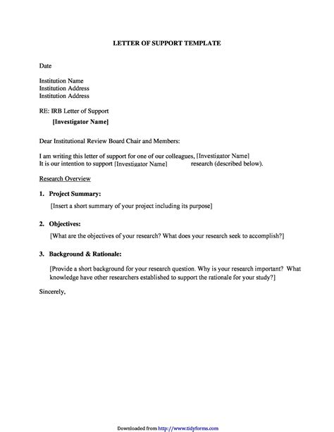 sample letter  financial support  employer sample financial