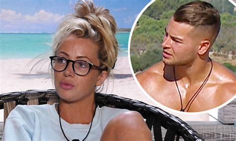 love island chris and olivia fight over mike ment daily mail online