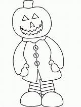 Halloween Coloring Easy Kids Pages Drawings Drawing Print Fun Draw Comments Getdrawings Coloringhome sketch template