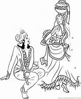 Krishna Radha Dots Hinduism Pluspng Connectthedots101 sketch template
