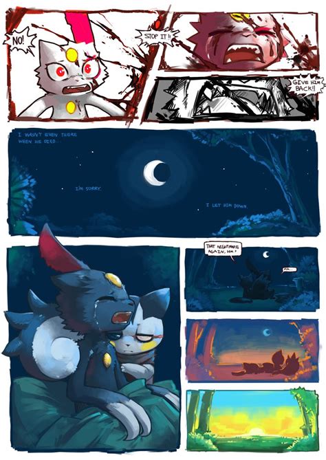 blood claws colored comic crying dialogue dream embrace english