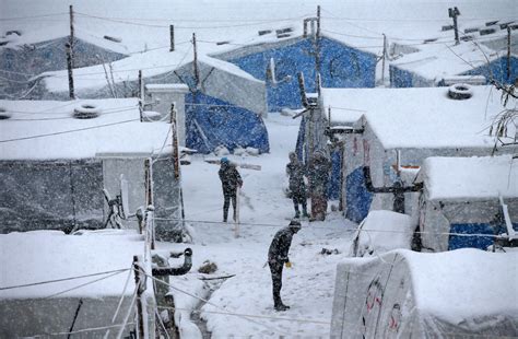 Weather Makes Bad Situation Worse For Syrian Refugees The New York Times