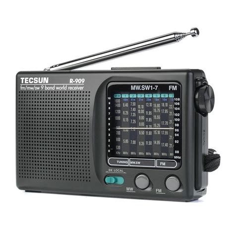 Cheap Tecsun R 909 Portable Radio Fm Mw Am Sw Shortwave 9 Bands World