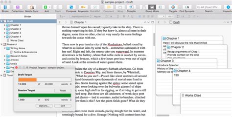 Workshop Scrivener — Software For Writers – Uc Berkeley Library Update