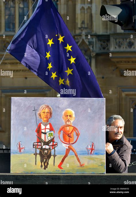 kaya mar turkish political cartoonist    brexit painting  pm theresa