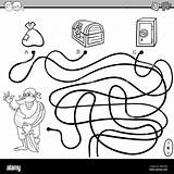 Labyrinth Pfad sketch template