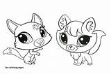Coloring Pet Shop Pages Lps Littlest Spaniel Little Cat Cocker Dog Kids Pets Store Silhouette Fox Printable Copy Colouring Drawing sketch template