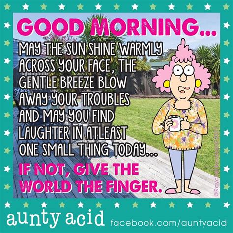 auntyacid good morning