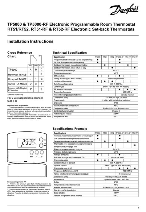 danfoss tpsi programmable room thermostat wiring diagram wiring diagram