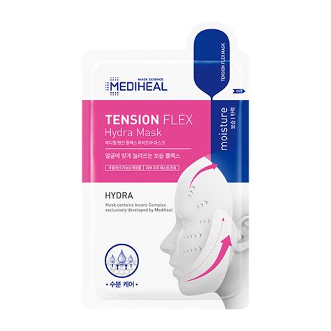 mediheal tension flex face mask sheet face skin soothing moisture