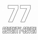 Number Seventy Pages Seven Six Coloring sketch template