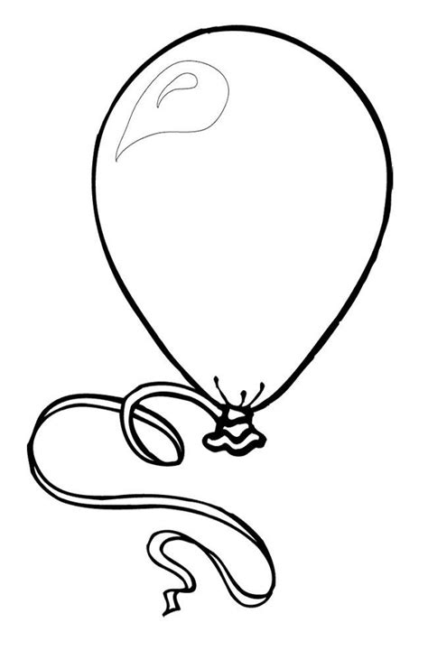 balloon coloring pages  coloring pages  kids shape coloring