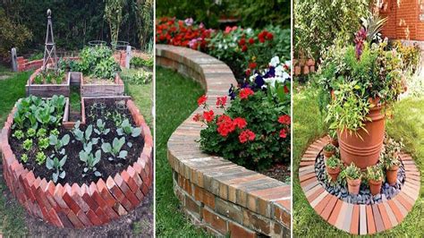 brick flower bed design ideas   replicate instantly diy