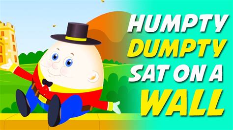 humpty dumpty sat   wall nursery rhyme youtube
