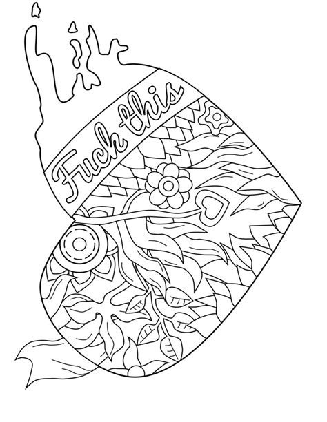 ideas  coloring pages  adults cuss words home family style