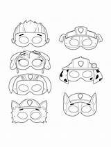 Patrol Paw Masks Colouring Pages Coloringpage Ca Coloring Colour Check Category sketch template