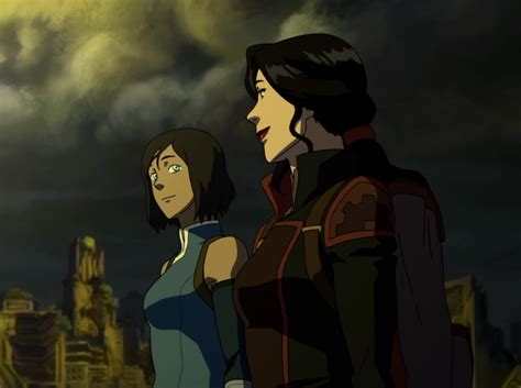 korra and asami lok finale spirit bending korra legend of korra avatar