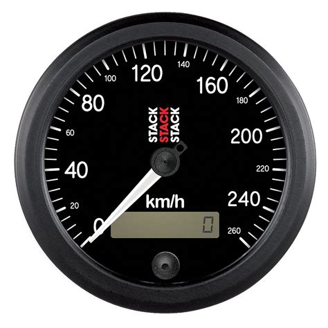 stack st pro control electrical speedometer gauge