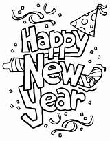 Year Happy Coloring Pages sketch template