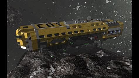 space engineers mining excavator ship youtube