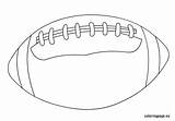 Rugby Ball Coloring Template Pages Twins Eu Sport Quilting sketch template