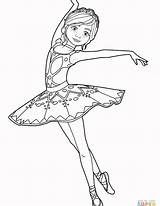 Coloring Pages Giselle Ballet Getdrawings sketch template