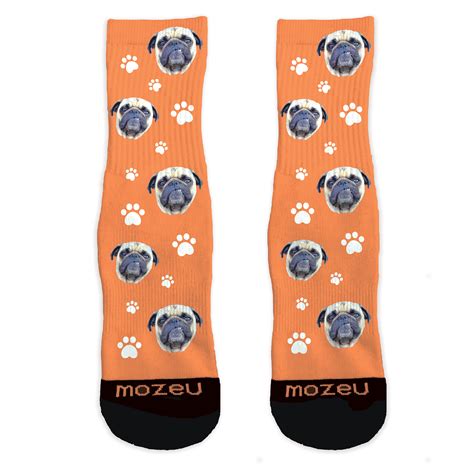 custom pup socks mozeu socks