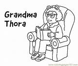 Grandma Coloring Printable Arthur Pages Coloring2 Online Cartoons Color sketch template