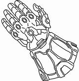 Infinity Gauntlet Coloring Pages War Printable Avengers Marvel A4 Categories sketch template