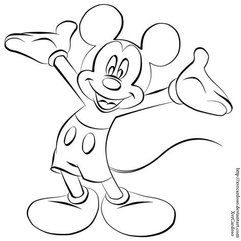 mickey mouse  drawing  paintingvalleycom explore collection
