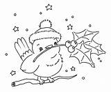 Winter Bird Christmas Little Stamps Digi Embroidery Coloring Patterns Hand Sliekje Pages Colouring Designs Drawing Noel Digital Allemaal Hallo Template sketch template