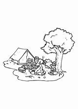 Malvorlage Campeggio Kamperen Campen Kleurplaat Acampar Campfire Coloriage Ausmalbilder Worksheets Kleurplaten Schulbilder Educima Schoolplaten Educolor Große Abbildung Herunterladen sketch template