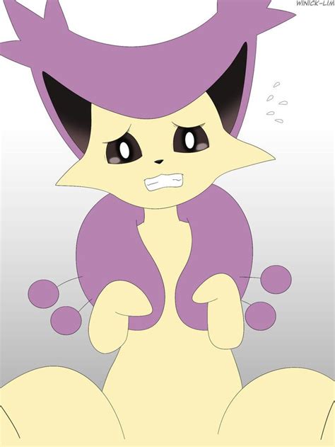 commission] nervous delcatty by winick lim on deviantart