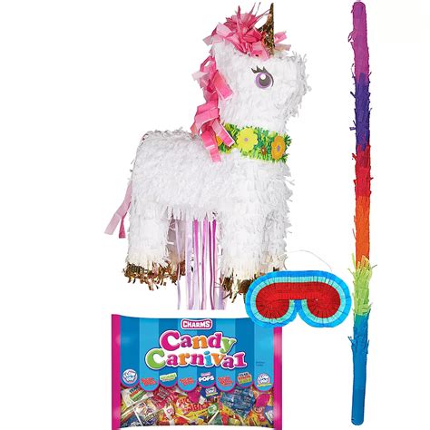 sparkling unicorn pinata kit    party city