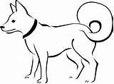 Gambar Anjing Dog Coloring Mewarnai Visit Line sketch template