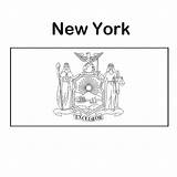 Coloring York Flag State Choose Board sketch template