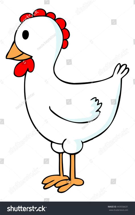 Chicken Stock Vector Illustration 443556631 Shutterstock