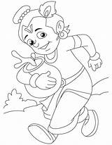 Krishna Coloring Pages Baby Chota Bheem Colouring Kids Lord Sprinter Drawings Cartoon Clipart Popular Print Library Getcolorings Books Coloringhome Categories sketch template