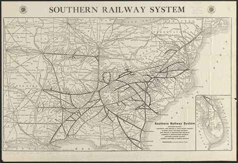 southern railway system norman  leventhal map education center