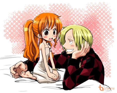 Chùm ảnh Vui One Piece Khi Nami Và Sanji Hẹn Hò