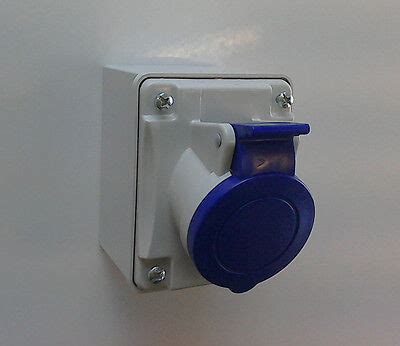 pin mains outlet garage socket caravan motorhome plug   home ebay