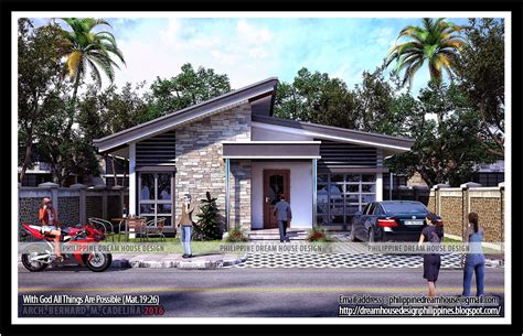 philippine dream house design  bedroom bungalow house