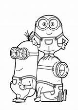 Minions Coloring Pages Print Easy Tulamama Little sketch template