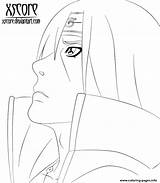 Itachi Uchiha Naruto Sasuke Supercoloring Drukuj sketch template