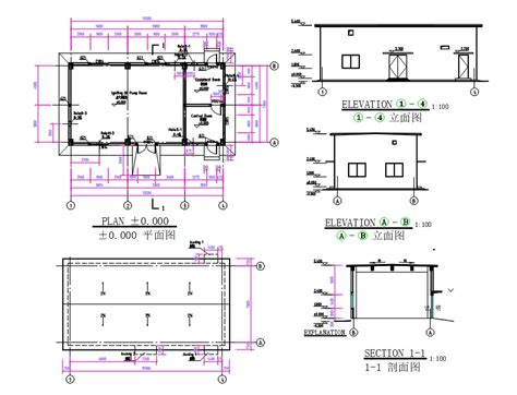 simple floor plan  dimensions autocad house autocad plan autocad house plans