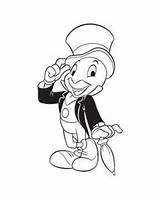 Pinocchio Grillo Jiminy Parlante Colorare Pepe Pinocho Abrir Pepito Colouring Confused sketch template